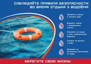 Безопасный отдых у водоемов.